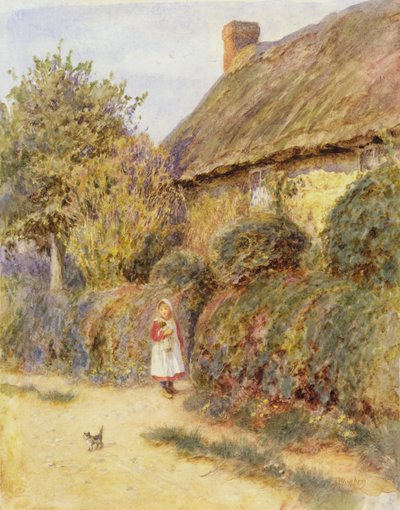 Straying by Helen Allingham